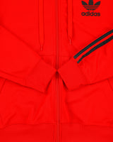 Vintage Adidas Originals Classic Trefoil 3-Stripe Hooded Track Jacket - M