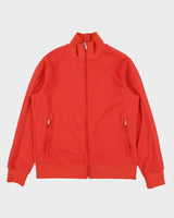 Vintage Y2K 00s Nike Pastel Red Heavyweight Taped Funnel Neck Track Jacket - XL