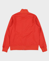 Vintage Y2K 00s Nike Pastel Red Heavyweight Taped Funnel Neck Track Jacket - XL