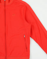Vintage Y2K 00s Nike Pastel Red Heavyweight Taped Funnel Neck Track Jacket - XL