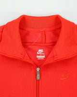 Vintage Y2K 00s Nike Pastel Red Heavyweight Taped Funnel Neck Track Jacket - XL