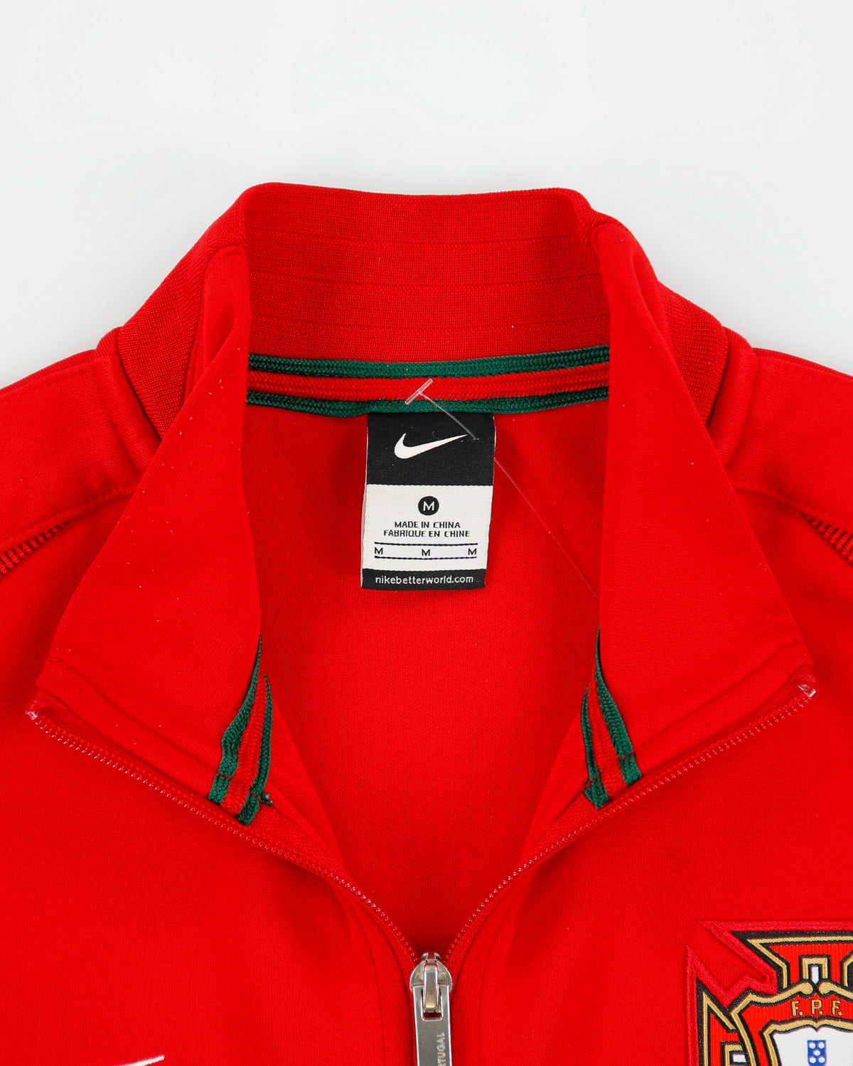 Nike Portugal 2016 Uefa Euros Soft Shell Funnel Neck Football Training Track Jacket - M