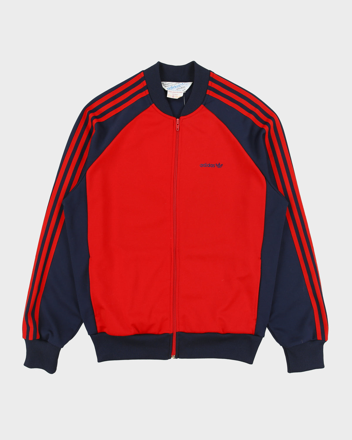 Vintage 1980s Adidas Originals 3-Stripe Superstar Track Jacket - L