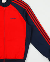Vintage 1980s Adidas Originals 3-Stripe Superstar Track Jacket - L