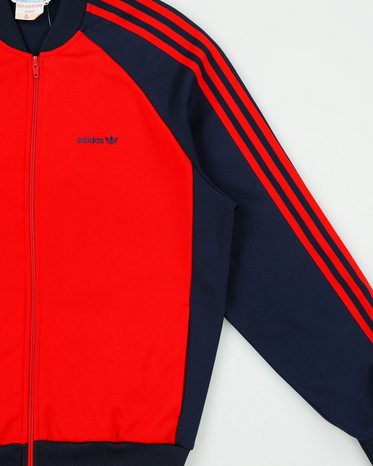 Vintage 1980s Adidas Originals 3-Stripe Superstar Track Jacket - L