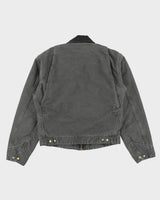 Vintage Carhartt J97 GVL Gravel Detroit Blanket Lined Sandstone Duck Canvas Workwear Jacket - S