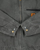 Vintage Carhartt J97 GVL Gravel Detroit Blanket Lined Sandstone Duck Canvas Workwear Jacket - S