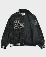 Vintage 1990s Detroit Tigers MLB Trimark Satin Stitched Varsity Baseball Jacket - XL