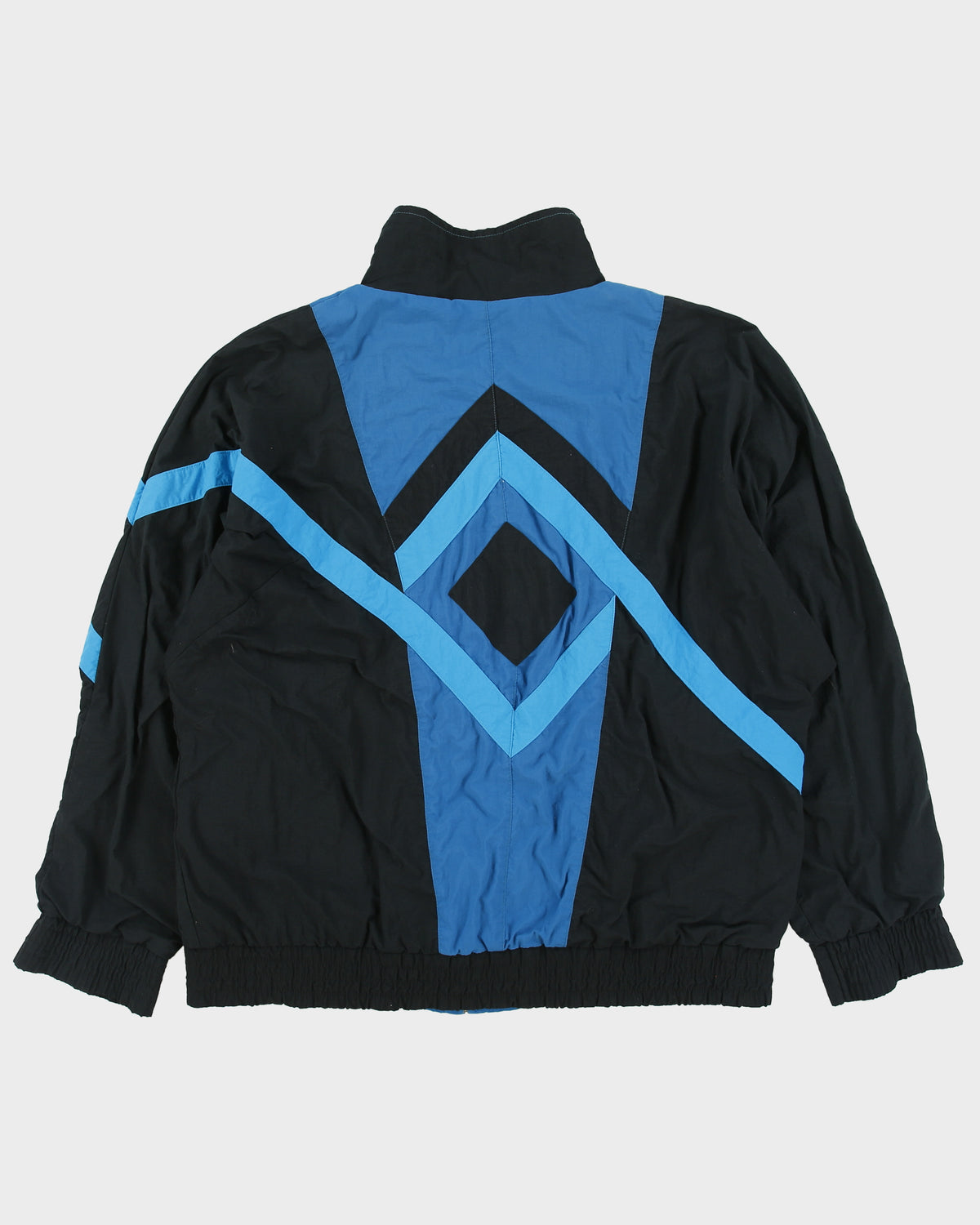Vintage 1992 Adidas Originals Diamond Embroidered Classic Shell Track Jacket - M