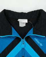 Vintage 1992 Adidas Originals Diamond Embroidered Classic Shell Track Jacket - M