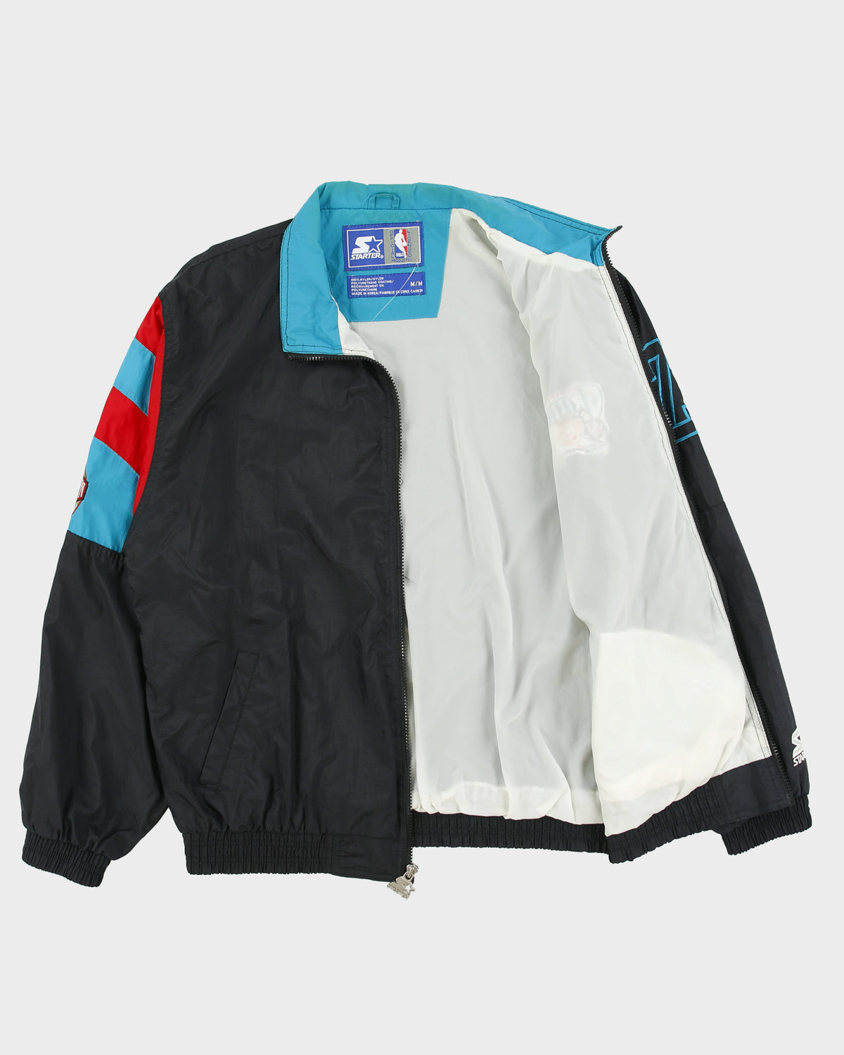 Vintage 1994 Starter Vancouver Grizzlies NBA Embroidered Shell Windbreaker Jacket - M