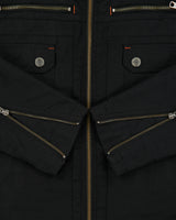 Vintage Y2K 00s Harley Davidson Chain Stitch Canvas Shell Cafe Racer Moto Jacket - M