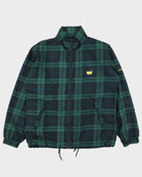 Vintage 1996 Slazenger Augusta National Shop Golf Masters Tartan Made In USA Soft Shell Windbreaker Jacket - M