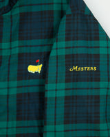 Vintage 1996 Slazenger Augusta National Shop Golf Masters Tartan Made In USA Soft Shell Windbreaker Jacket - M