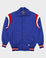 Vintage 1970s Champion USA Collared Varsity Track Bomber Jacket - XL