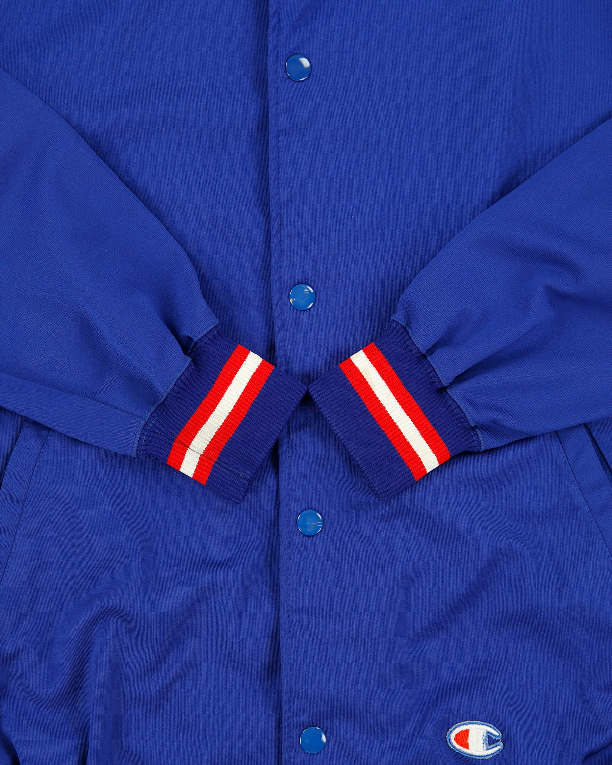 Vintage 1970s Champion USA Collared Varsity Track Bomber Jacket - XL