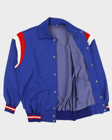 Vintage 1970s Champion USA Collared Varsity Track Bomber Jacket - XL