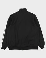 Vintage 2003 Y2K Adidas Heavyweight Embroidered 3-Stripe Funnel Neck Track Jacket - M