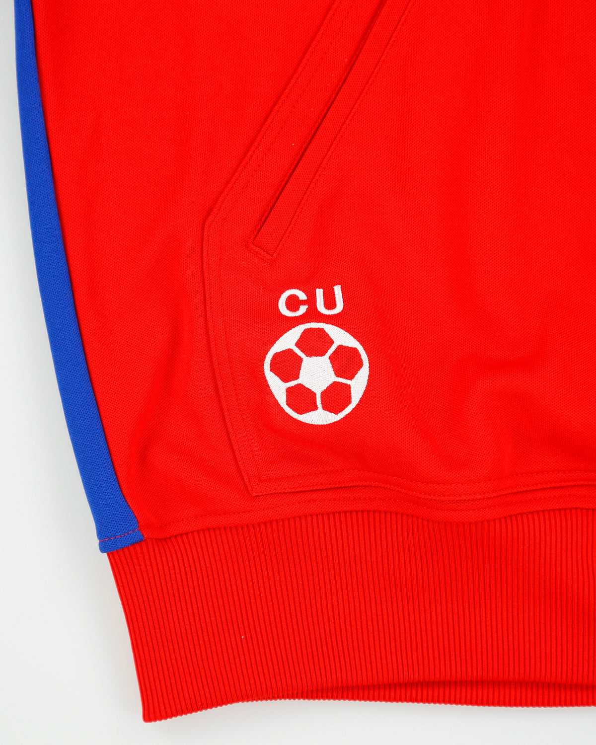 Vintage 2010 Adidas Originals Cuba National Football Embroidered Funnel Neck Flag Track Jacket - L