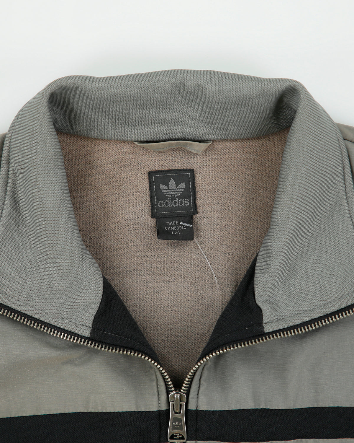 Vintage Y2K 00s Adidas Originals 83-C J. Mano Heavyweight Shell Panelled Track Jacket - L