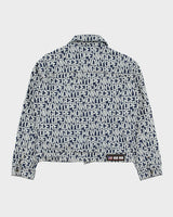 Fall 2018 Opening Ceremony Monogram Snap Button Denim Trucker Jacket - XS