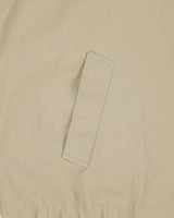 Vintage 1990s Burberry Khaki Canvas Nova Check Lined Boxy Harrington Jacket - L
