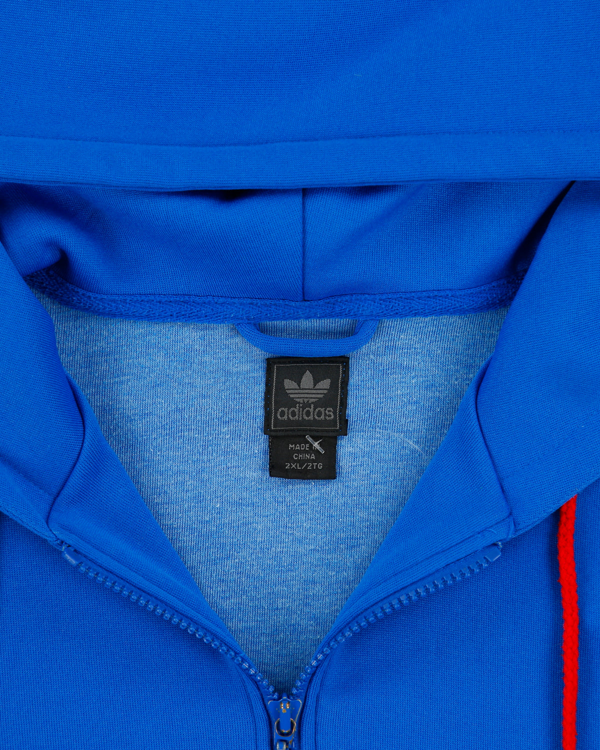 Vintage Y2K 00s Adidas Originals Classic Trefoil Hooded Track Jacket - XXL