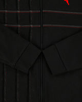 Vintage Y2K 00s Puma Contrast Stitch Pleated Check Funnel Neck Track Jacket - M