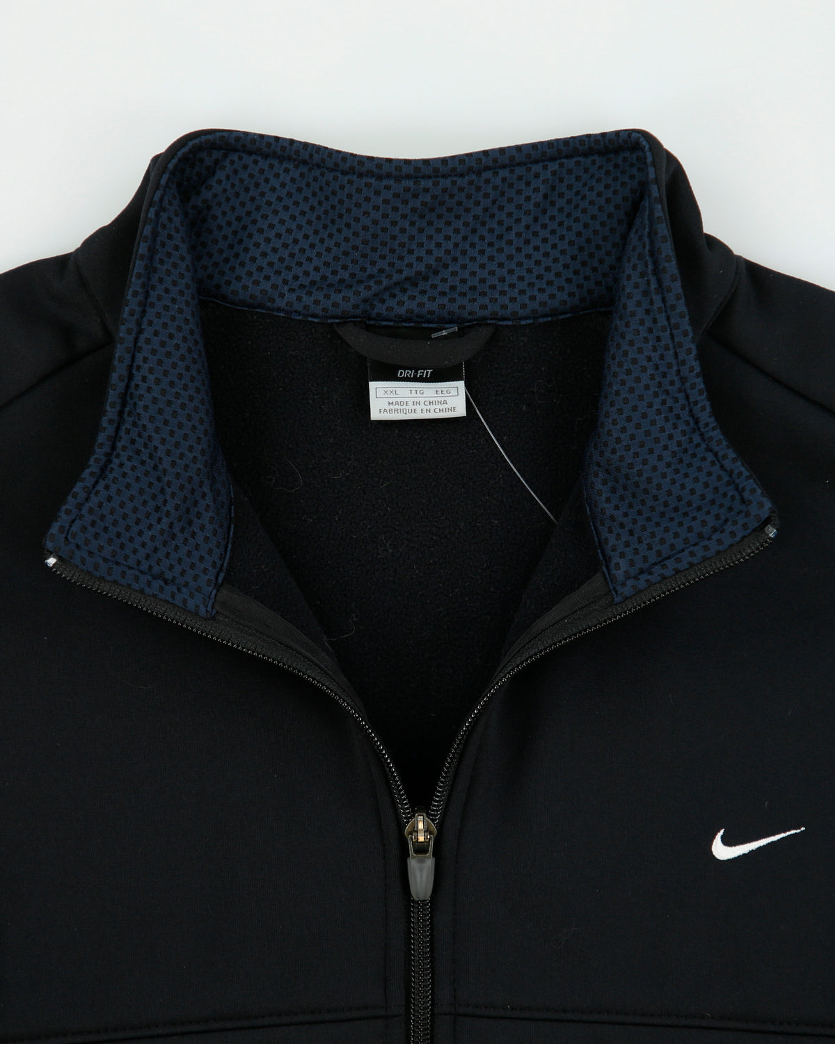 Vintage Y2K 00s Nike Challenge Court Fleece Lined Therma Dri-Fit Funnel Neck Track Jacket - XXL