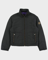 Vintage Y2K 00s Versace Jeans Couture Soft Shell Boxy Puffer Jacket - M