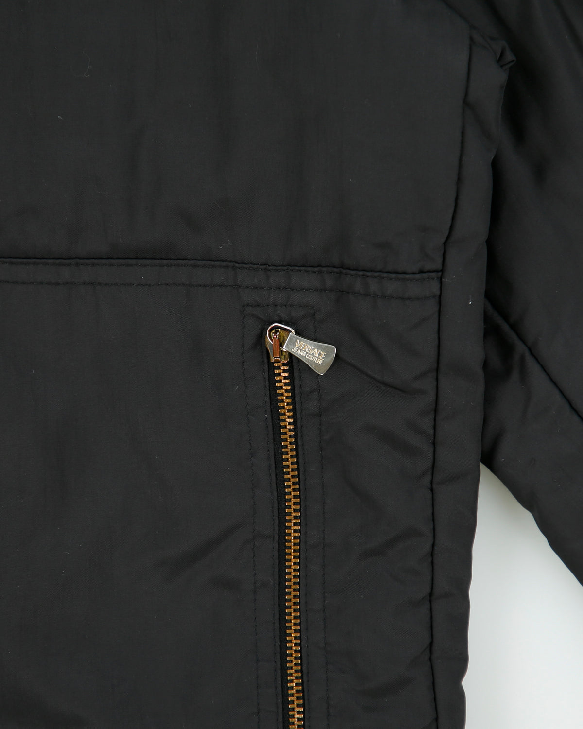 Vintage Y2K 00s Versace Jeans Couture Soft Shell Boxy Puffer Jacket - M