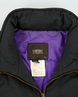 Vintage Y2K 00s Versace Jeans Couture Soft Shell Boxy Puffer Jacket - M