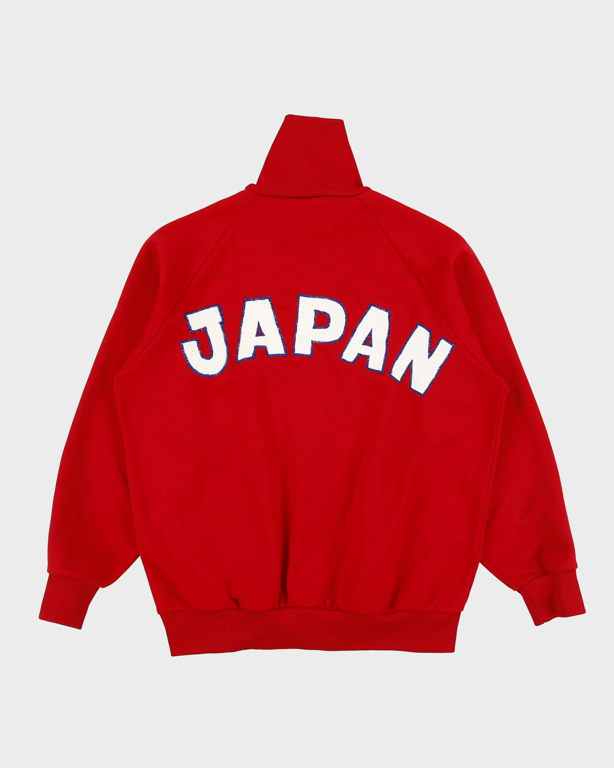 Vintage 1970s Onitsuka Tiger Team Japan Embroidered Funnel Neck Track Jacket - L