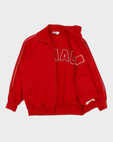 Vintage 1970s Onitsuka Tiger Team Japan Embroidered Funnel Neck Track Jacket - L