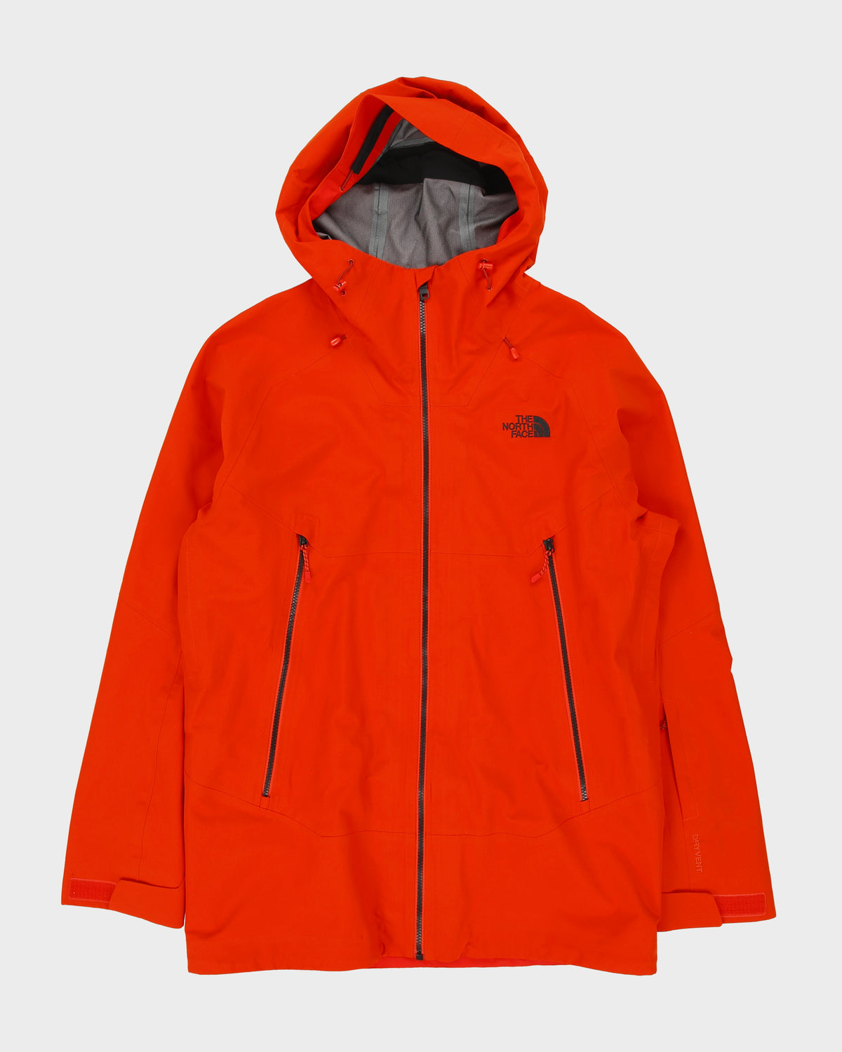 The North Face Fire Orange DryVent Shell Mountaineering Ski Jacket - M