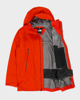 The North Face Fire Orange DryVent Shell Mountaineering Ski Jacket - M