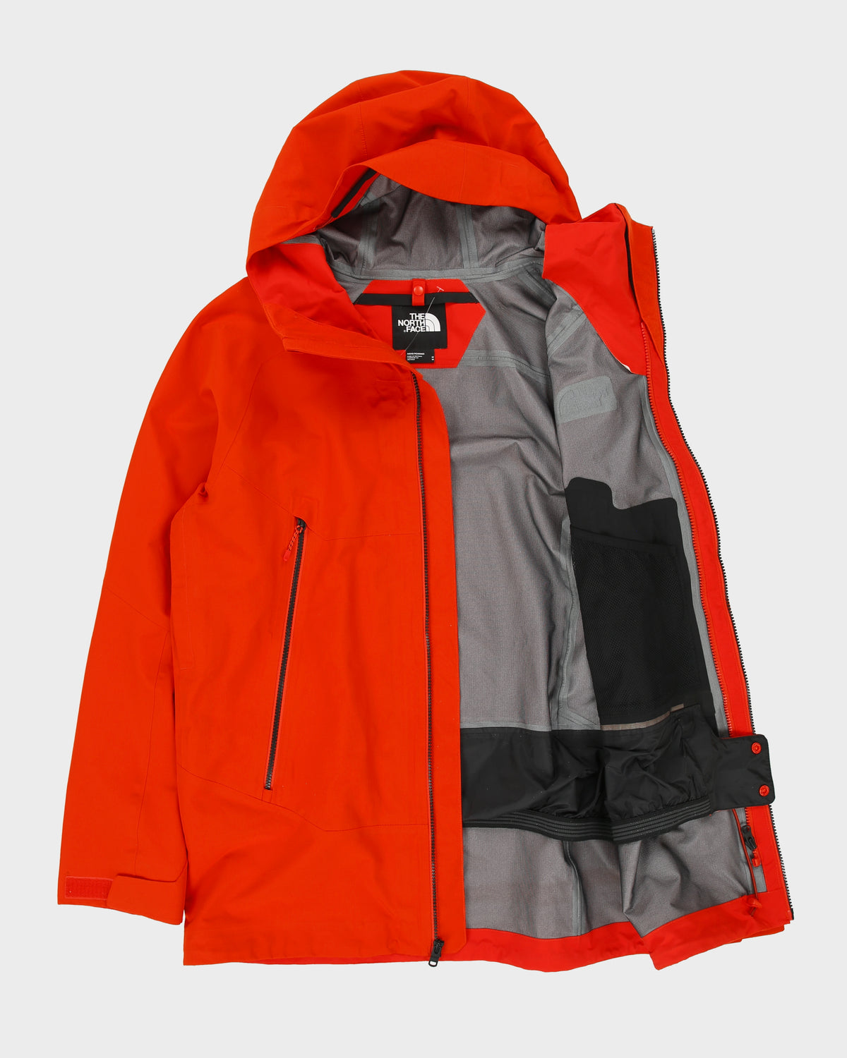 The North Face Fire Orange DryVent Shell Mountaineering Ski Jacket - M