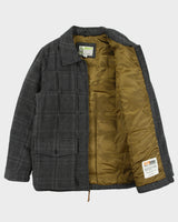 Vintage Eddie Bauer Plaid Wool EB550 Goose Down Yukon Puffer Jacket - M