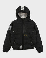 Aape By A Bathing Ape Reversible Camo Goose Down Hooded Puffer Jacket - M