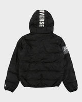 Aape By A Bathing Ape Reversible Camo Goose Down Hooded Puffer Jacket - M