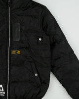 Aape By A Bathing Ape Reversible Camo Goose Down Hooded Puffer Jacket - M