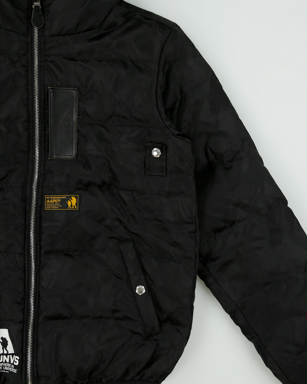 Aape By A Bathing Ape Reversible Camo Goose Down Hooded Puffer Jacket - M