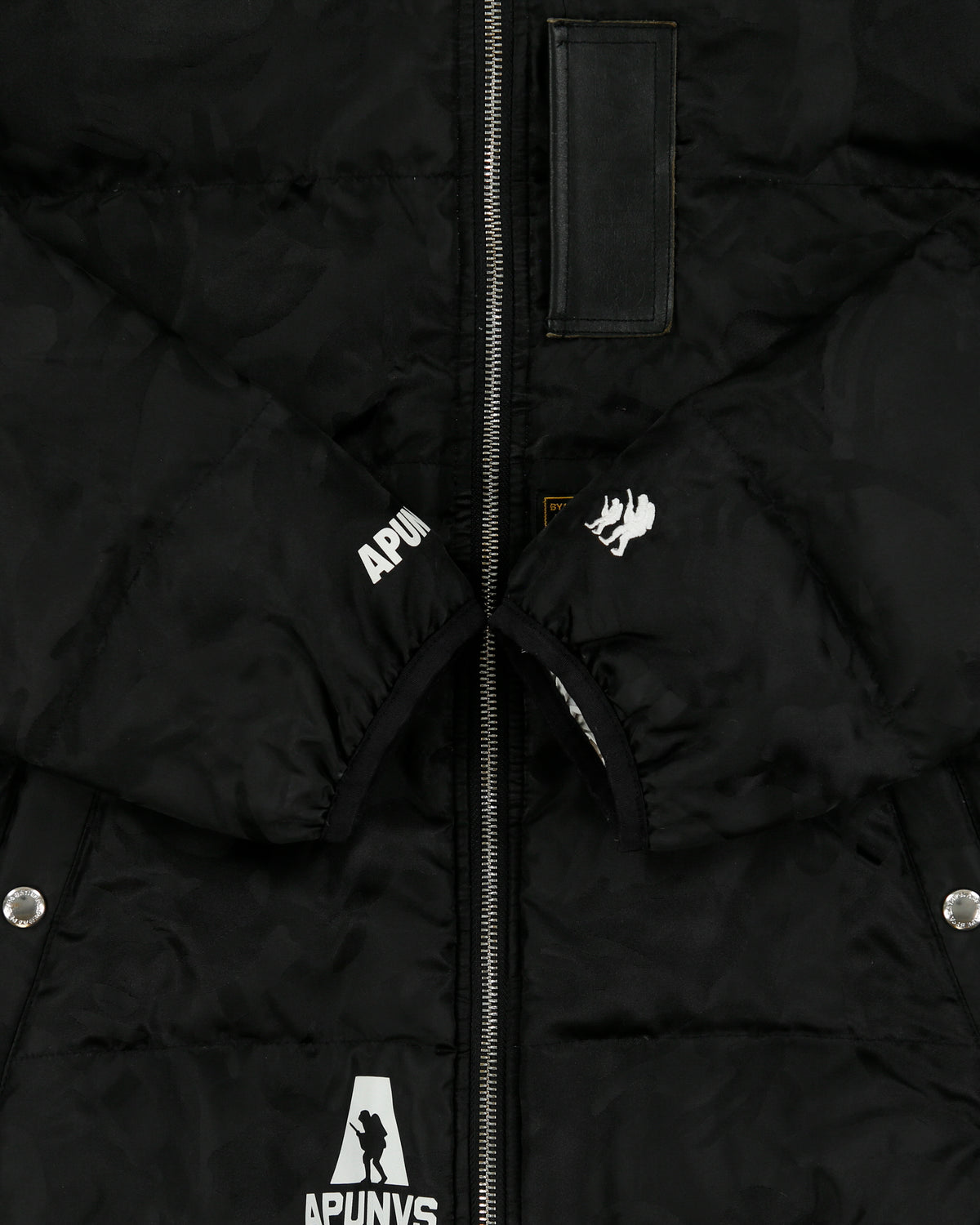 Aape By A Bathing Ape Reversible Camo Goose Down Hooded Puffer Jacket - M