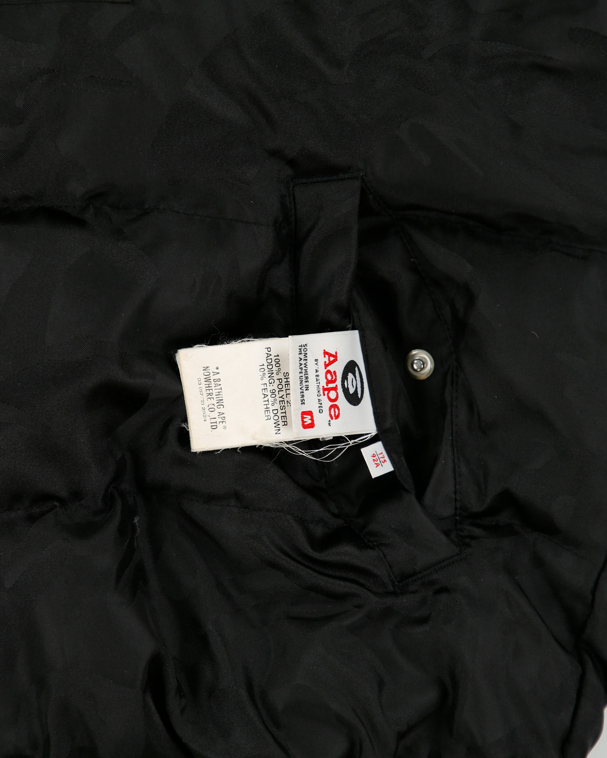 Aape By A Bathing Ape Reversible Camo Goose Down Hooded Puffer Jacket - M