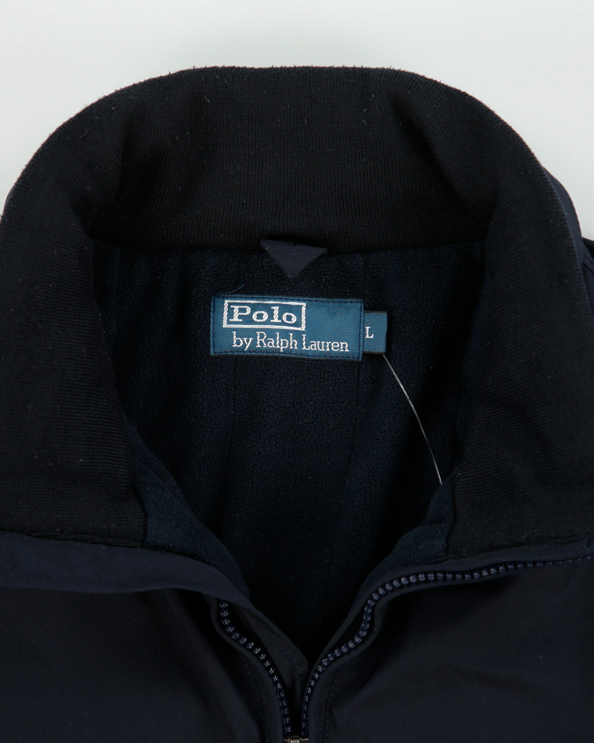 Vintage Y2K 00s Polo Ralph Lauren Insulated Fleece Lined Soft Shell Harrington Jacket - L