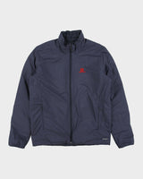 Salomon Navy Reversible Pertex Quantum Stormloft Insulated Drfiter Puffer Jacket - L