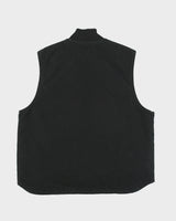 Vintage Carhartt V01 BLK Arctic Lined Rugged Firm Duck Canvas Work Gilet - XL