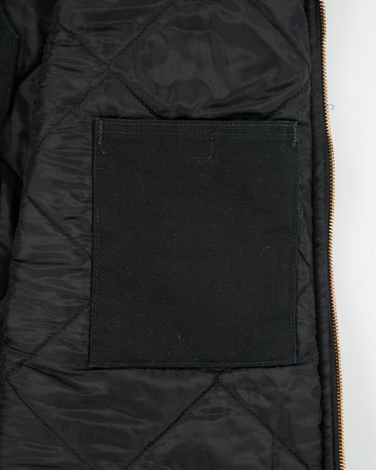 Vintage Carhartt V01 BLK Arctic Lined Rugged Firm Duck Canvas Work Gilet - XL