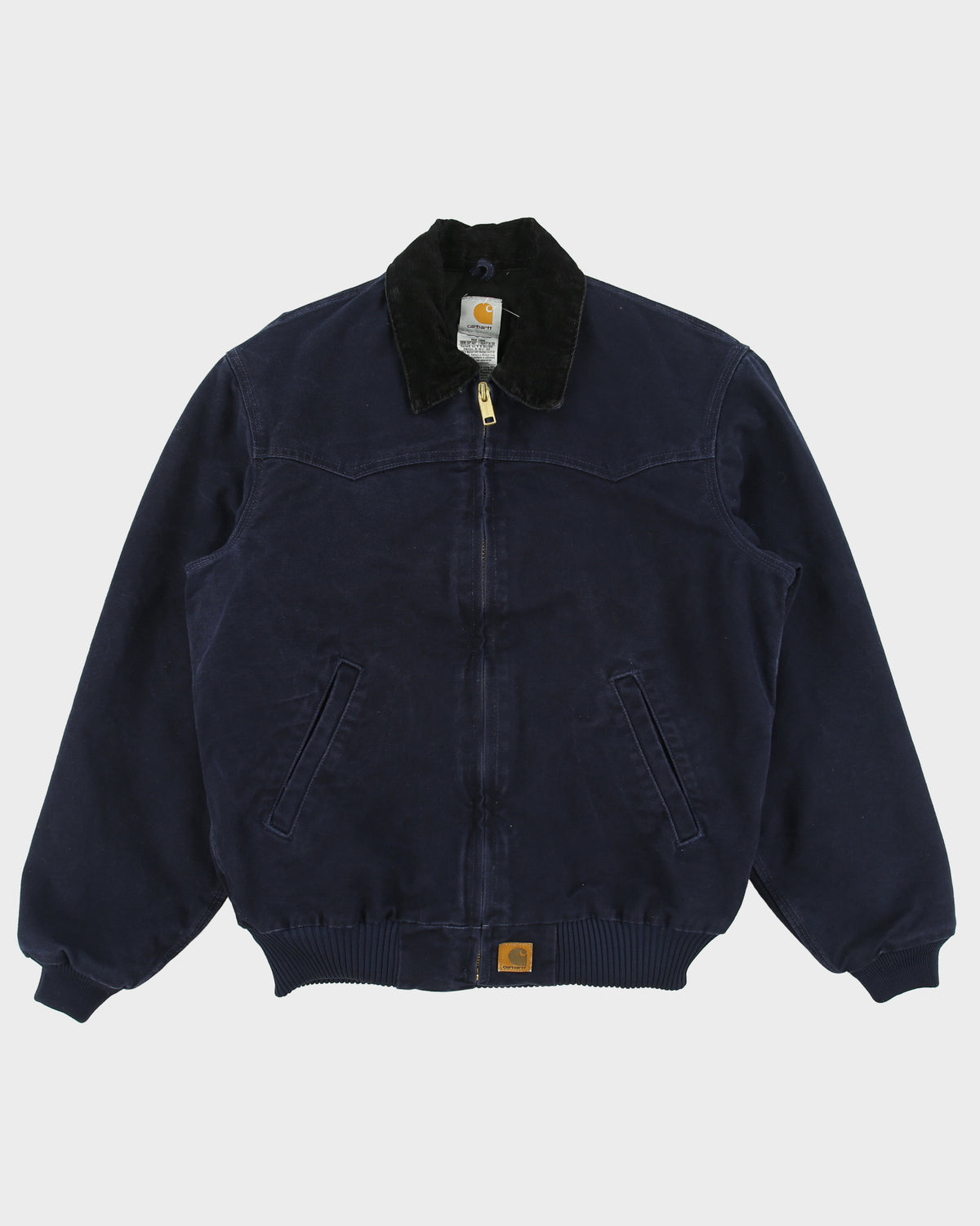 Vintage 2006 Y2K Carhartt J14 MDT Quilted Rugged Sandstone Duck Canvas Sante Fe Jacket - M