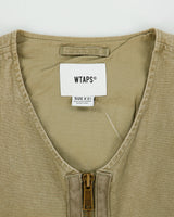 S/S2021 WTAPS Olive Drab Cotton Oxford Made In Japan Tactical Rack Vest - XL